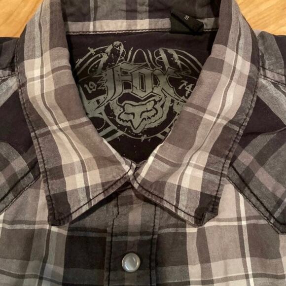 FOX Racing Men’s SM short sleeve button down shirt - Picture 3 of 4